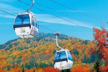 錦秋の那須を空中散歩!「紅葉ゴンドラ」ハンターマウンテン塩原×穴場スポット「紅の吊橋」!源泉掛け流しの足湯回廊「湯っ歩の里」&栃木県産ポークジンジャーのお弁当♪