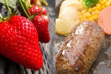 北関東まんぷく旅!いちご狩り食べ放題&絶品!黒毛和牛「俵ハンバーグ」ランチ &佐野プレミアム・アウトレットでお買い物♪<お釜のとろたまぷりんお土産付き!>