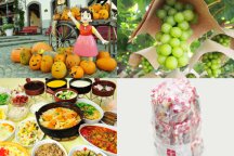 Trick or Treat!秋の花咲く庭園『ハイジの村ハロウィン祭り』とシャインマスカット狩り園内食べ放題&大人気!桔梗信玄餅の詰め放題♪