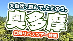 人気の奥多摩バスツアー