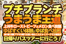 ＜2025年6月5日・12日（木）TBS｜プチブランチで紹介されました！＞うまうま王道！上州牛ローストビーフとメロン食べ放題＆とろ～りゆばすくい体験とゆば食べ放題＆こんにゃくパーク＆道の駅 田園プラザ川場でお買い物♪