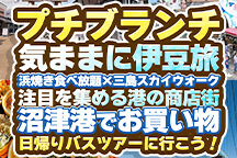 ＜2025年6月16日（月）TBS｜プチブランチで紹介されました！＞気ままに伊豆旅！浜焼き食べ放題×360度の絶景「三島スカイウォーク」＆話題沸騰の名所☆港の商店街《沼津港》でお買い物♪　